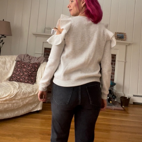 Rebecca Minkoff Cold Shoulder Sweatshirt - Picture 6 of 12